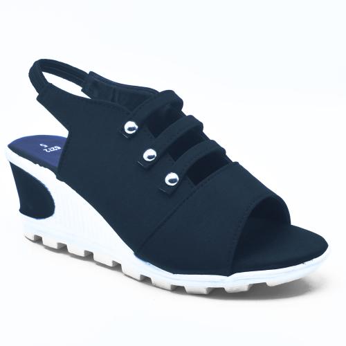 IndiForce Blue Heeled Sandals for Women