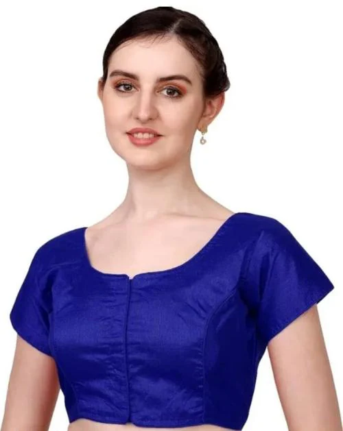 Murliwala CREATION Women's Phantom Solid Readymade Blouse