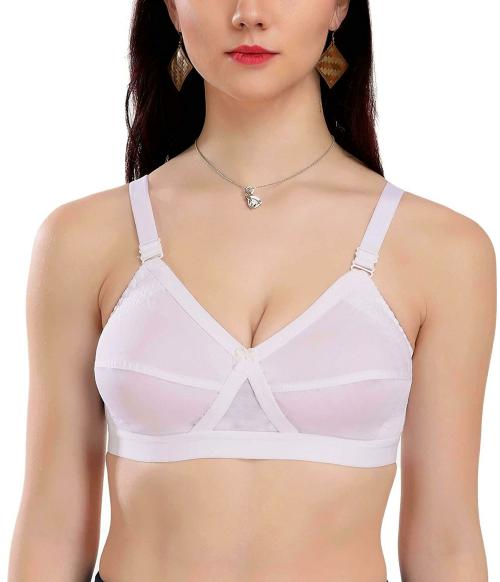 Eve's Beauty Women White 32E Full Coverage Bra (32E)