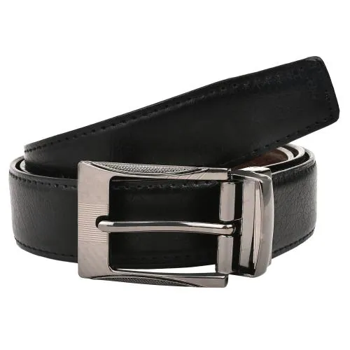 CREATURE Reversible Pu-Leather Formal Belt For Men Color-Black/Brown||BL-01||