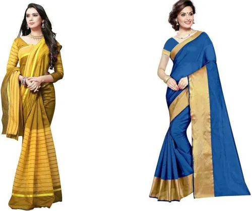 SAADHVI Multicolored Casual Wear Art Silk saree| saree / saree for women / sarees / sarees latest / sari