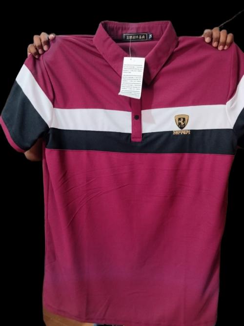 TGX Black Oversized Printed T-Shirts (Color Red ,Size XXL )