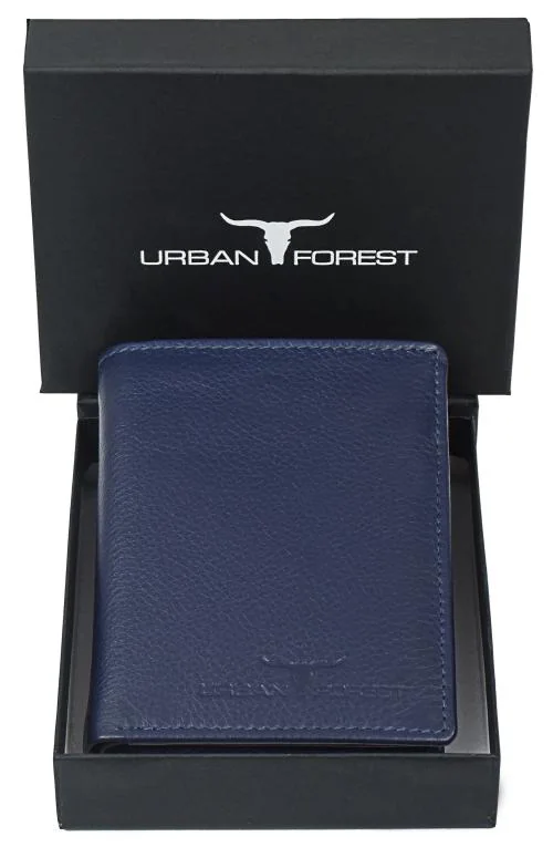 Urban Forest Luther Blue Leather Men's Wallet 