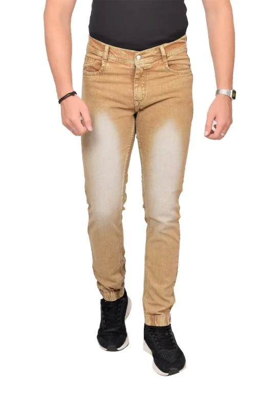 BuaGi Collection Pant Style Joggers (Beige) l Mens Jeans
