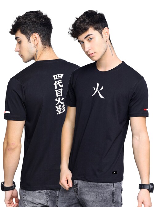 Black - XL Hookage Naruto T shirt Anime T shirt For Men TeesTheDay