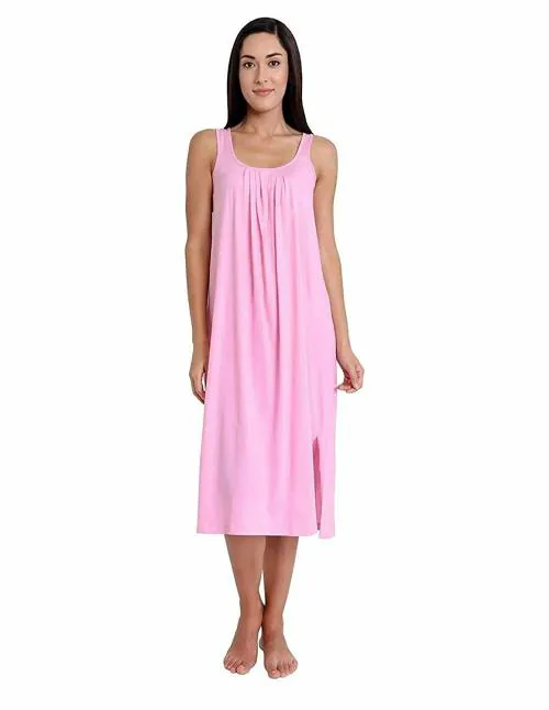 TWGE - Cotton Full Length Camisole for Women - Long Inner wear - Plus Size Nighty - Kurti and Suit Slip - Pack of 1
