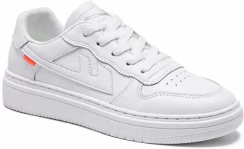 aadi Men's White Synthetic Leather Outdoor Casual Shoes