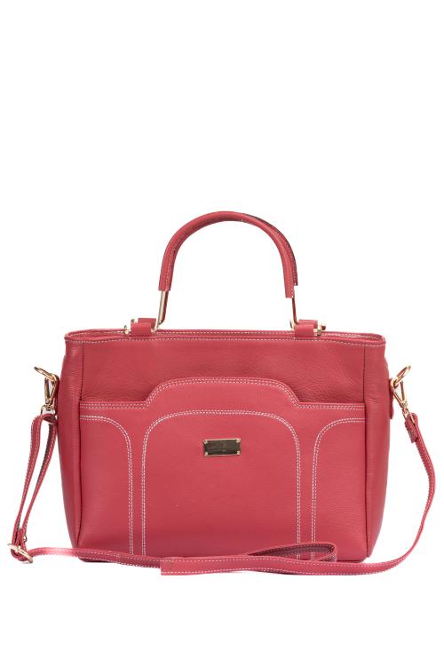 Leather Junction Women's Pink Leather Handbags