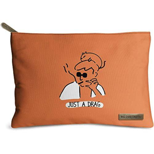 DailyObjects Womens Just A Drag Stash Pouch (Just-A-Drag-Dob-Clutch-Large)