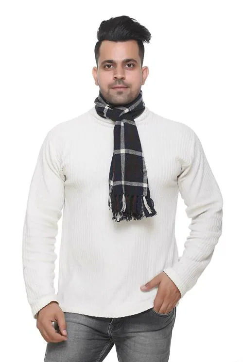 Warmzone Men Multicolour Acrylic Blended Winter Mufflers