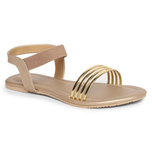 Footsoul Women's Virago Sandal (Gold) (FSL-558-8)