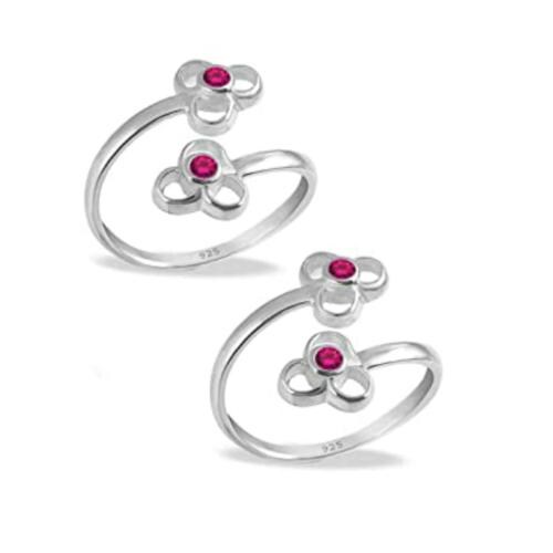 Styleejewel Silver Toe Rings For Women-Sjtr79R