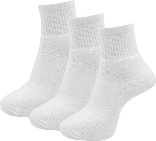 RC. ROYAL CLASS Men's Ankle Length Cotton Terry Cushion White Socks (Pack of 3 Pairs)