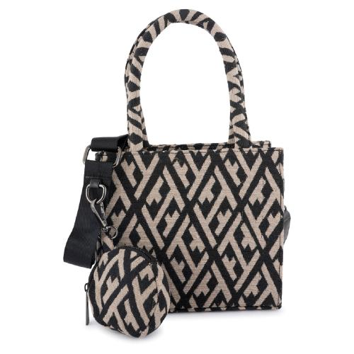 Haul & Handle Cute Cartoon Tote Bag for Girls and Women, Small Satchel with Pouch, Suitable for School, Office, Travel, Shopping