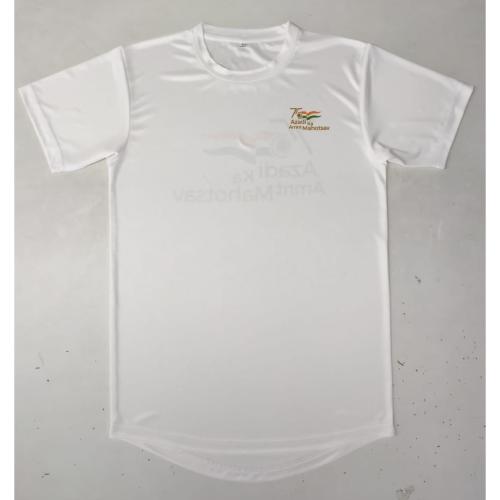 Plaer T shirt designed for Azadi Ka Amrit Mahotsav White Color