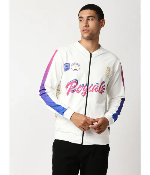 Official Rajasthan Royals Gully Atheletic Bomber Jacket by gullyactive