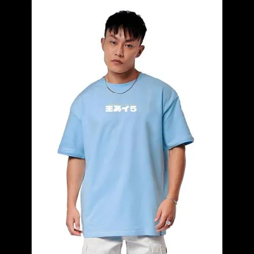 Darkbuck Anime Luffy Gear 5 Oversized T Shirt for Men and Women Drop Shoulder Loose Baggy Fit Unisex Pure Cotton T-Shirt