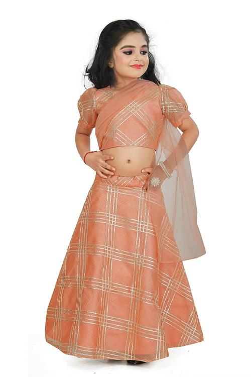 Noyyal Girls Heavysoft Net Withsatin Fabric Lehenga Choli, 15 Years-16 Years