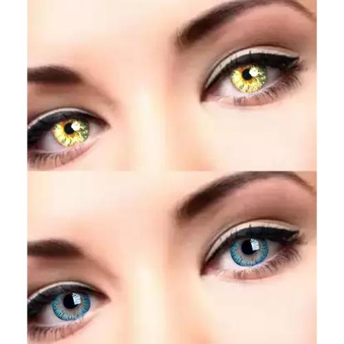 Color Eye The Best Gold, Aqua Color Contact Lens For Your Best Eye Color look