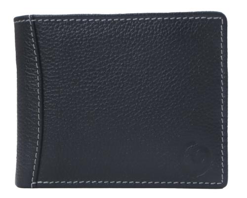 Oof Wox Softy Material Premiere Leather Wallet with Snap Type Closure for Men-Blue