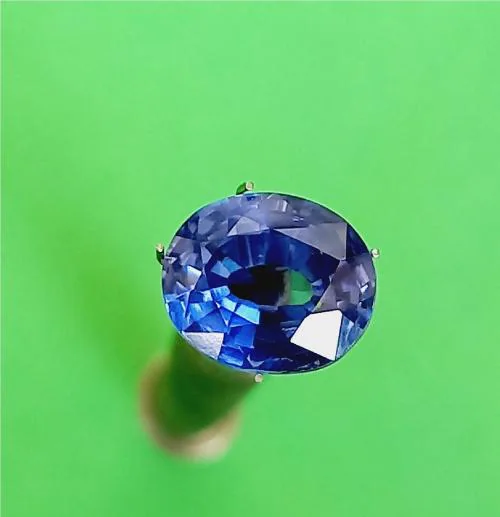 Jaipur Gemstone- Blue Sapphire Stone/Neelam Stone/ 7.25 ratti Stone Blue Sapphire For Ring Or Pendant