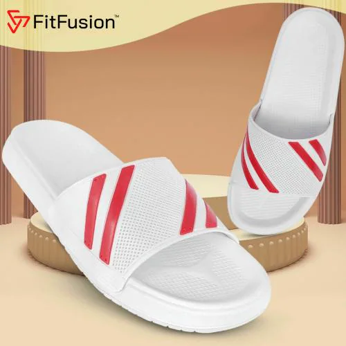 FitFusion Fashion Slide for Men Extra Soft and Comfortable Mens Flip Flop and Slipper