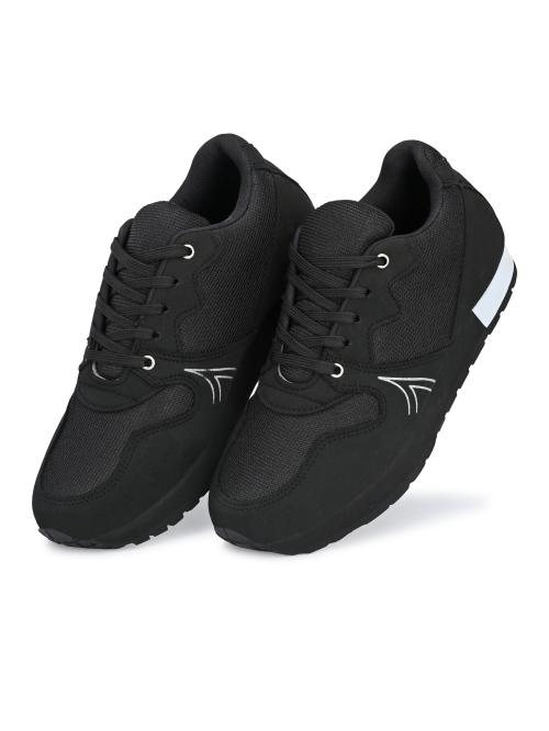 Sir Corbett Black Fitness Shoes for Men