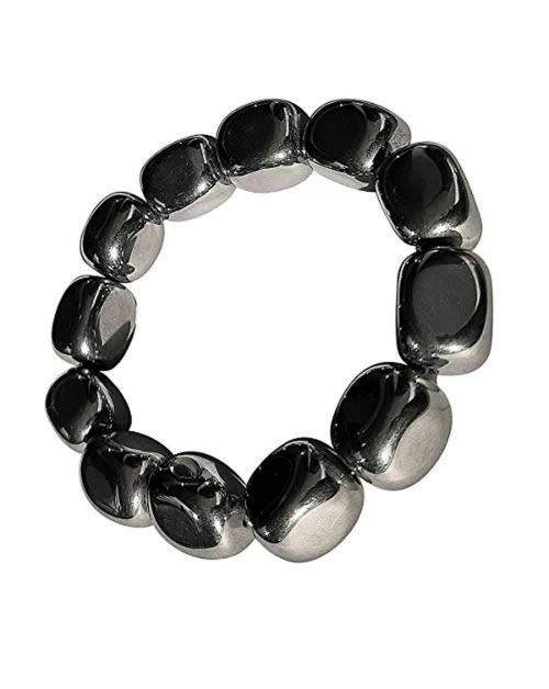 Shubhanjali store Black Shungite Bracelet (Unisex) - Adjustable