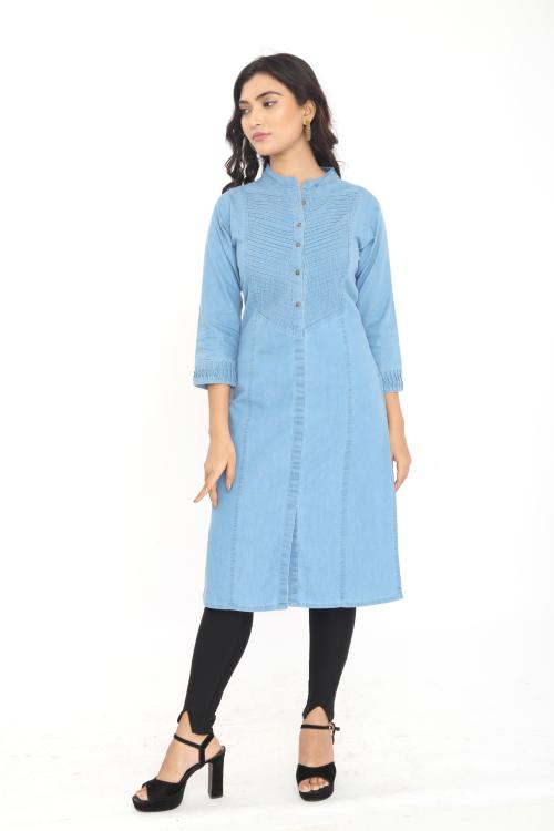 Buy SALWA DENIM KURTI CROSS LIGHT M Online at Best Prices in India - JioMart.