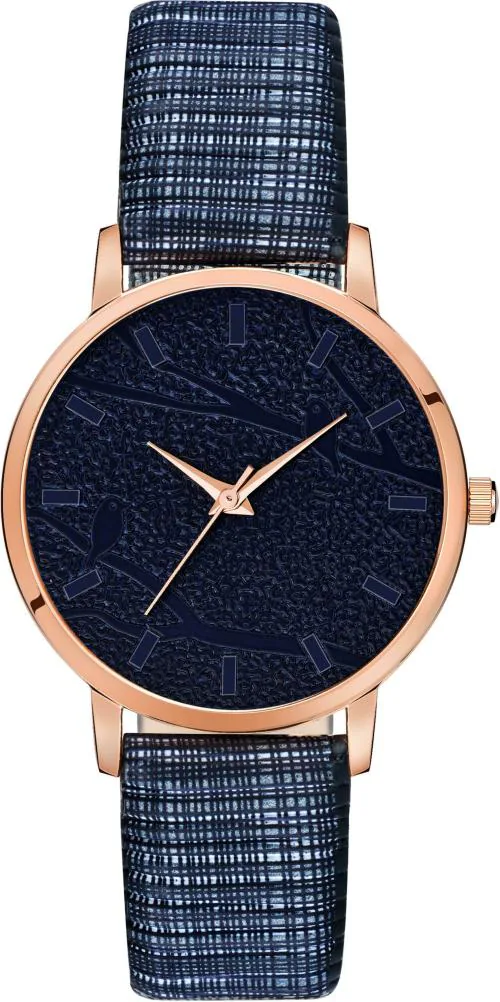 DAINTY Blue Dial Blue Strap Analog Watch For Girls