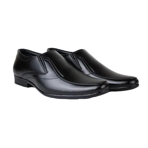 HIKBI Leather Formal Office Shoes Slip On Formal Daily Use Shoes For Men