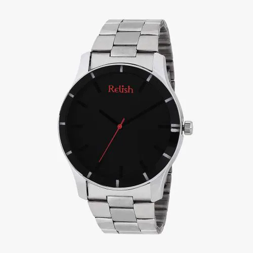 RELISH Analog Black Watch For Men -RE-BB8018