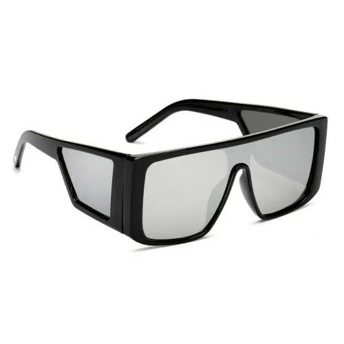 Shahid Kapoor, Sahil Khan Inspired Oversized Sunglasses for Men & Women (Silver)