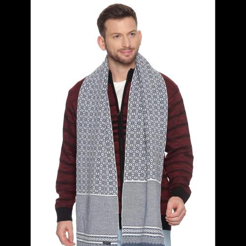CRAFTSHUB Woolen Ethnic Design Casual Warm Winter Wear Muffler Scarf Stole