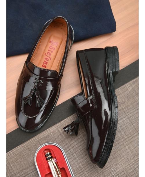 Stefens Brown Casual Slip-on For Kids Boys