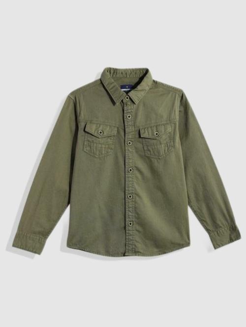 IVOC Green Solid Shirt