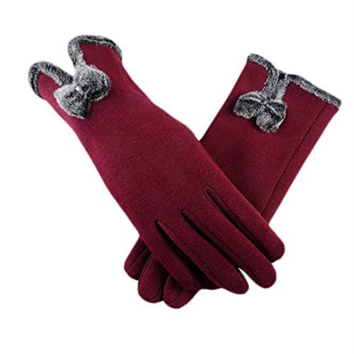 Buy Cotson Woolen Winter Gloves with Touchscreen Fingers For girls And