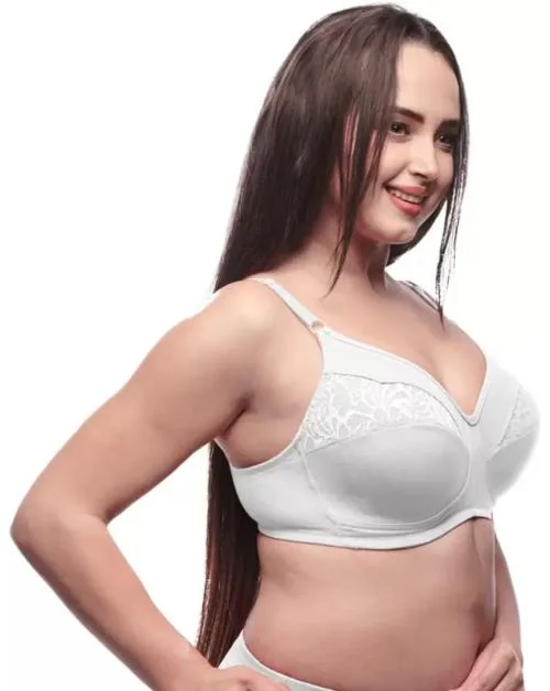 Lovable Women Full Coverage Non Padded Bra - 40D - White