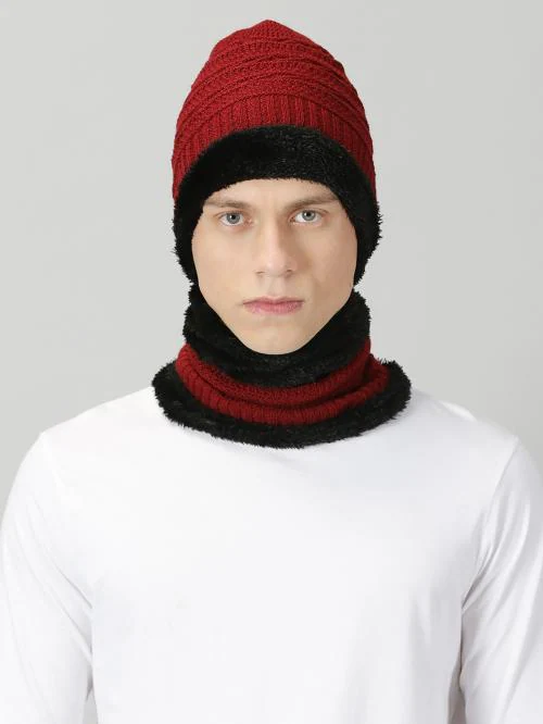 Ausk Men's Solid Winter Monkey Cap