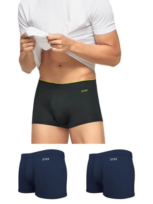 XYXX Pack of 3 Intellisoft Micro Modal Uno Men Trunks