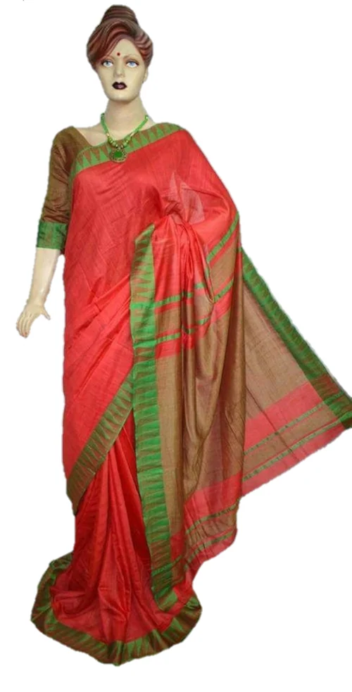 Temple Border Saree