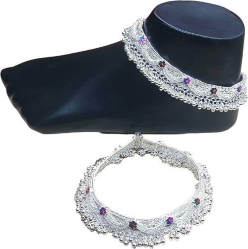 Buy BR Ornaments A076 Alloy Anklet (Pack of 2) Online at Best Prices in