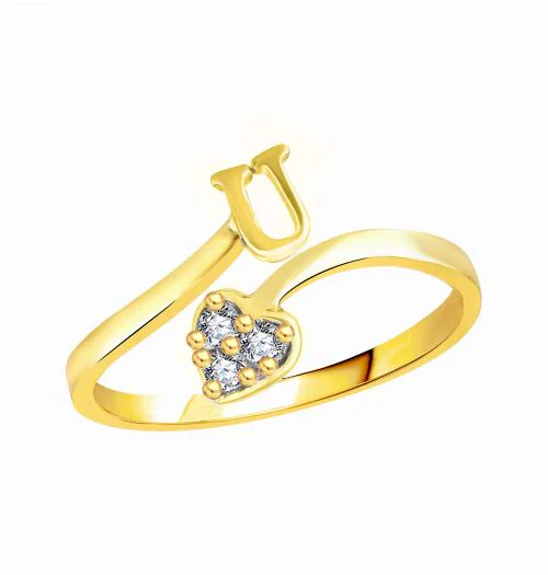 Vshine Adjustable Stylish Initial Alphabet Letter 