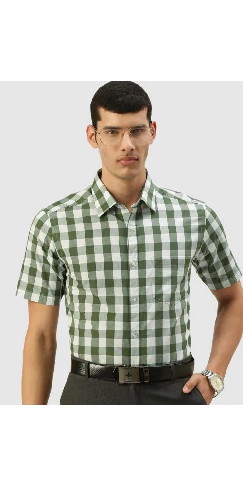 IVOC Green/White Checks Shirts