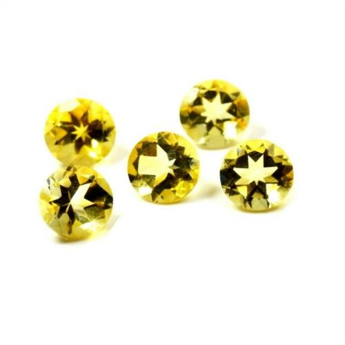 55Carat Citrine at Wholesale Rate Fine Quality 3.25 Ratti 2.95 Carat Round Shape Sunela Loose Gemstone 1 Pcs
