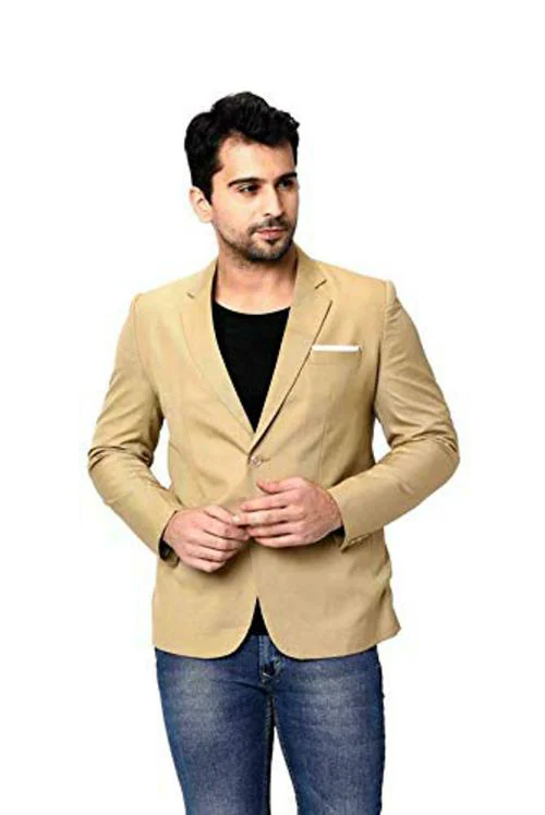 Luxrio Men Beige Blazer