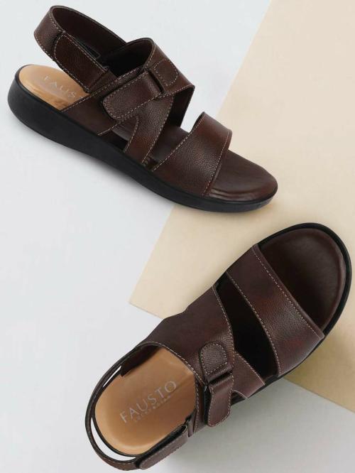 mens brown dress sandals