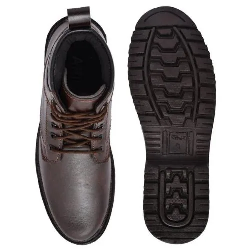 Overstar Casual Long Boots For Men | Hiking Shoes | Brown