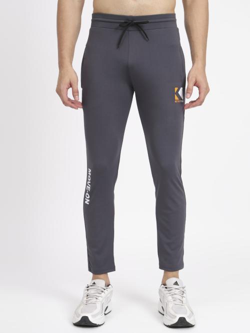 Body Liv 4 Way Lycra Slim Fit Men's Trackpants with Zipper Pockets Athletic Pants for Gym, Workout, Jogging, Running Use Lowers