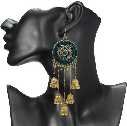 Darsha Collections Gold-Plated Alloy Multicolor Drops And Danglers (Girls And Women)